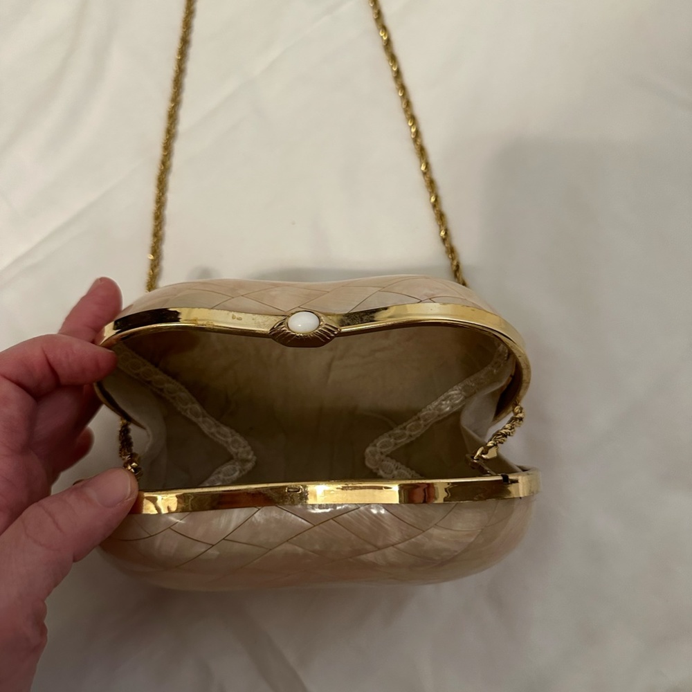 Hard Shell Small Evening Handbag - image 6